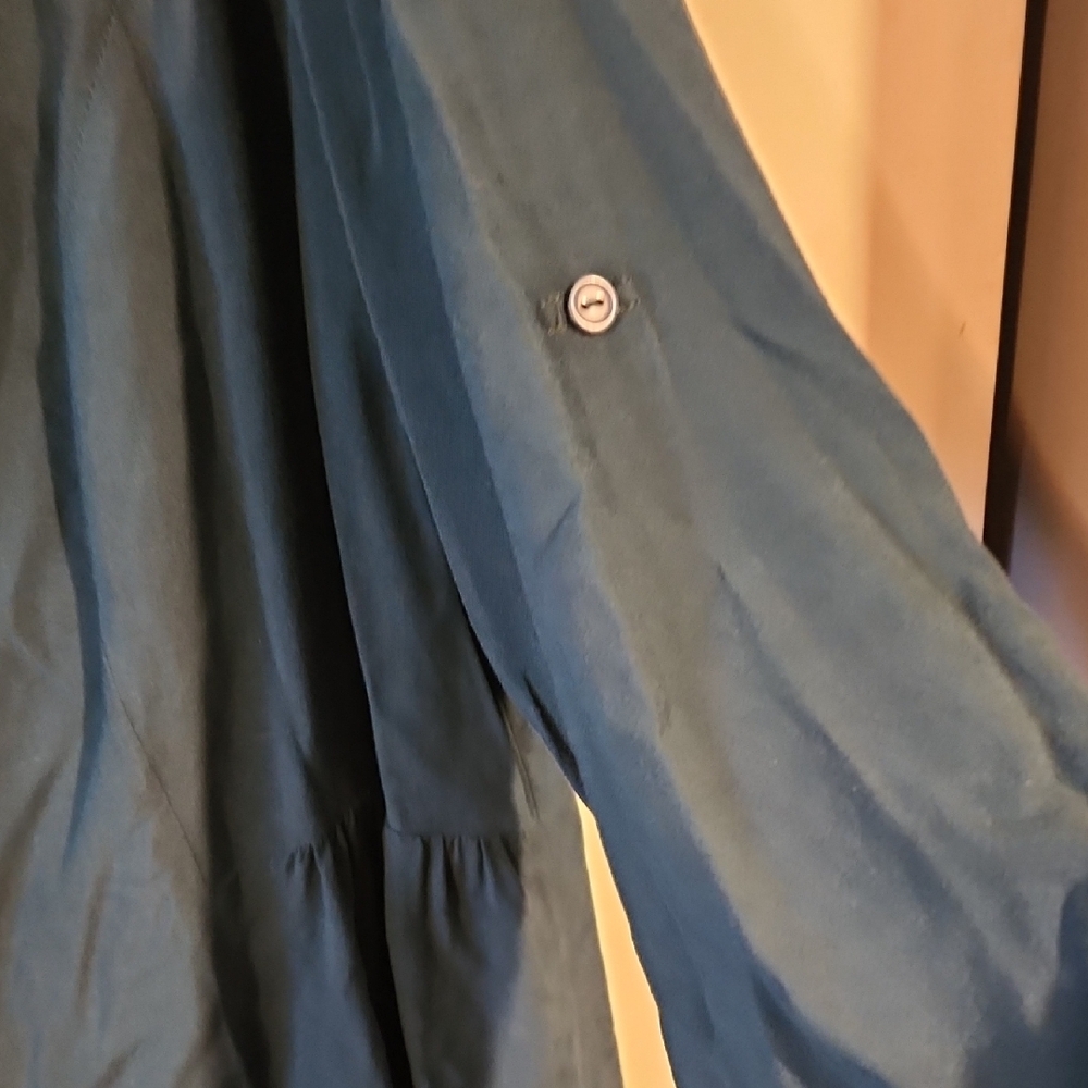 Chic Chic Size 20 Deep Teal Button-Down Women's S… - image 3